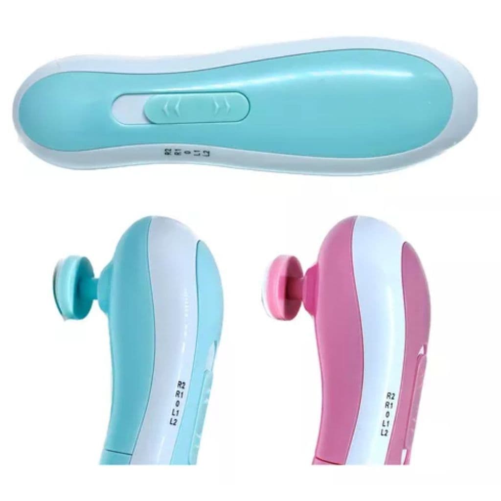 Aparador De Unhas Cortador Elétrico Baby Recém Nascido Azul