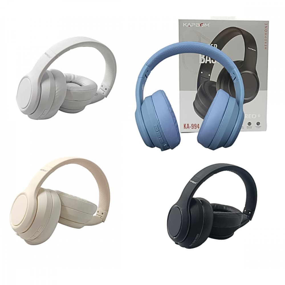 Fone De Ouvido Sem Fio Bluetooth 5.0 Estéreo Headphone Super Bass Kapbom KA-994