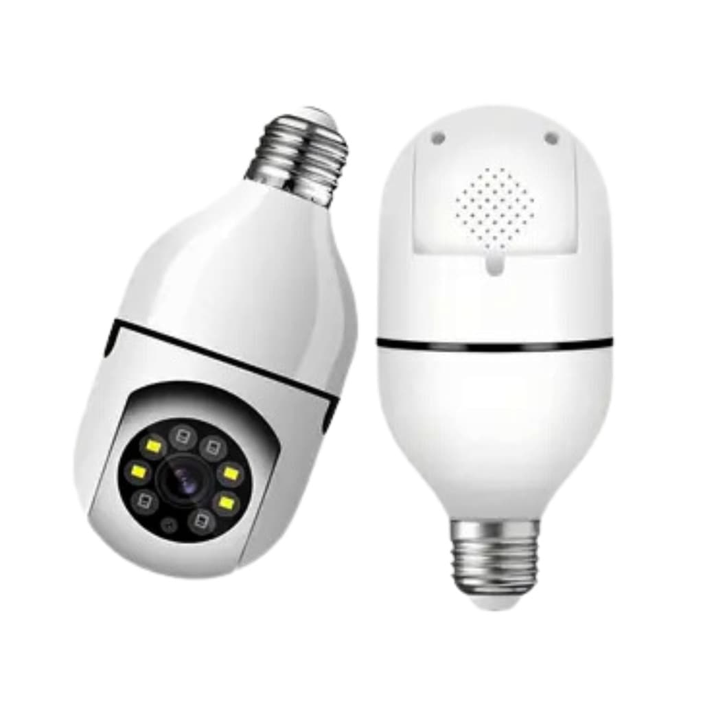 Câmera Segurança IP 360 Lâmpada Wi-fi Visão Noturna Áudio Hd Kapbom