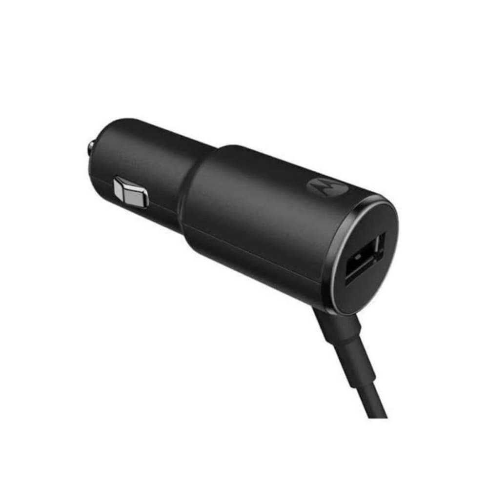 Carregador Turbo Veicular 25W USB + Cabo V8 Fixo 12V