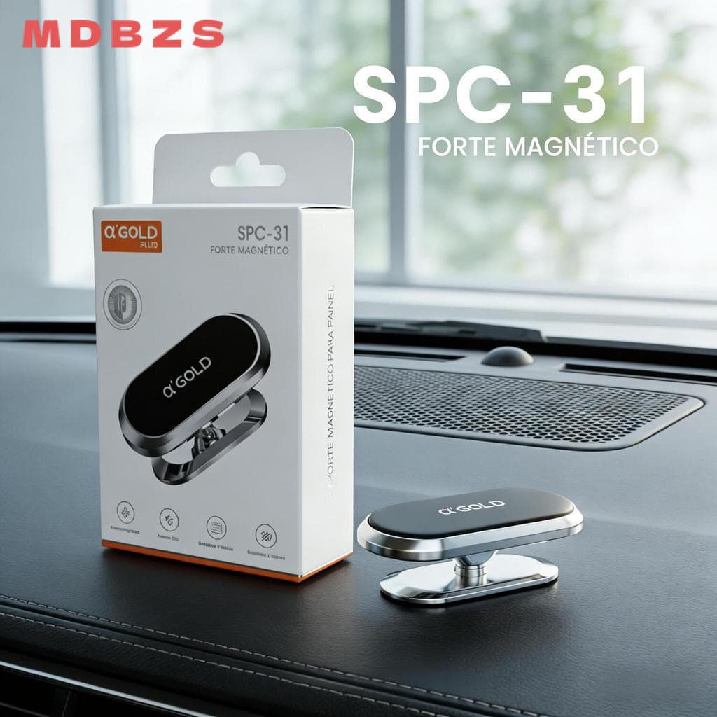 Suporte Veicular A'Gold Magnético com Ímã de Neodímio SPC-31