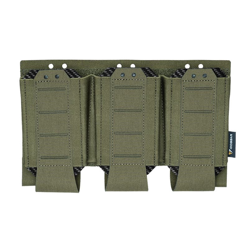 IDOGEAR Tático Triplo 556 Mag Bolsa Multifuncional MOLLE Resistente Painel Frontal 35136