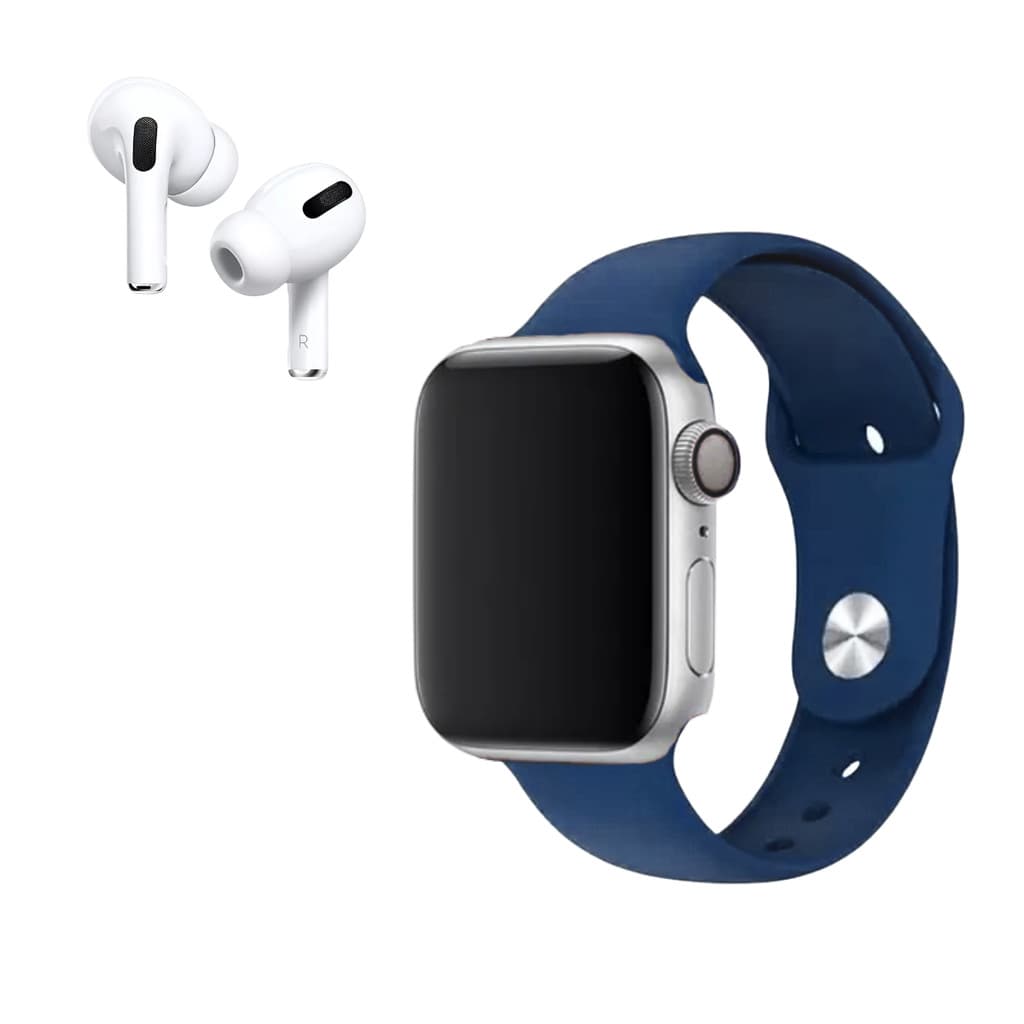 KIT Smartwatch 49mm + Fone Ouvido + Fonte TIPO-C + Cabo Lightning INOVA WFFCC-12777 (Liso)
