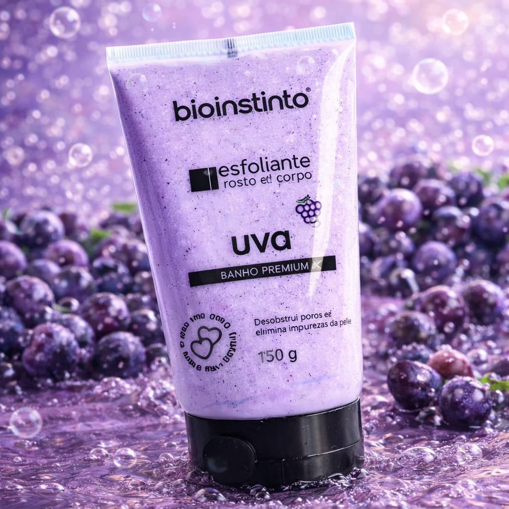 Esfoliante Corporal Facial Colágeno Uva 150g