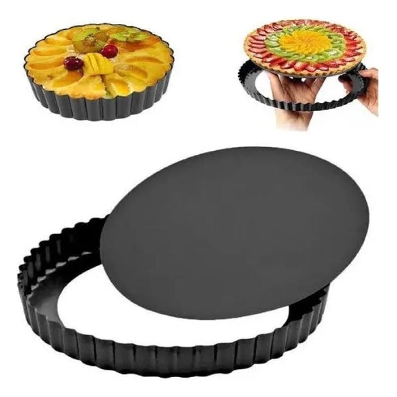 FORMA ANTIADERENTE DE TORTA C/FUNDO REMOVIVEL 26CM
