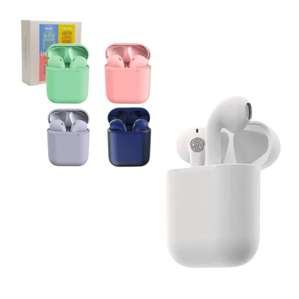 Fone de Ouvido Bluetooth COLOR com Case de Carregamento Altomex i12 InPods