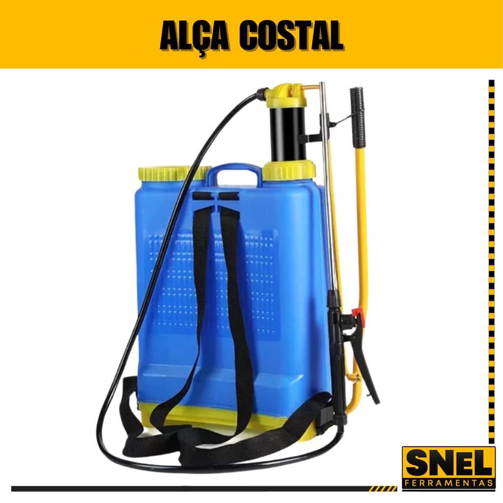 Pulverizador/borrifador pressão Costal Manual 16L Snel Ferramentas