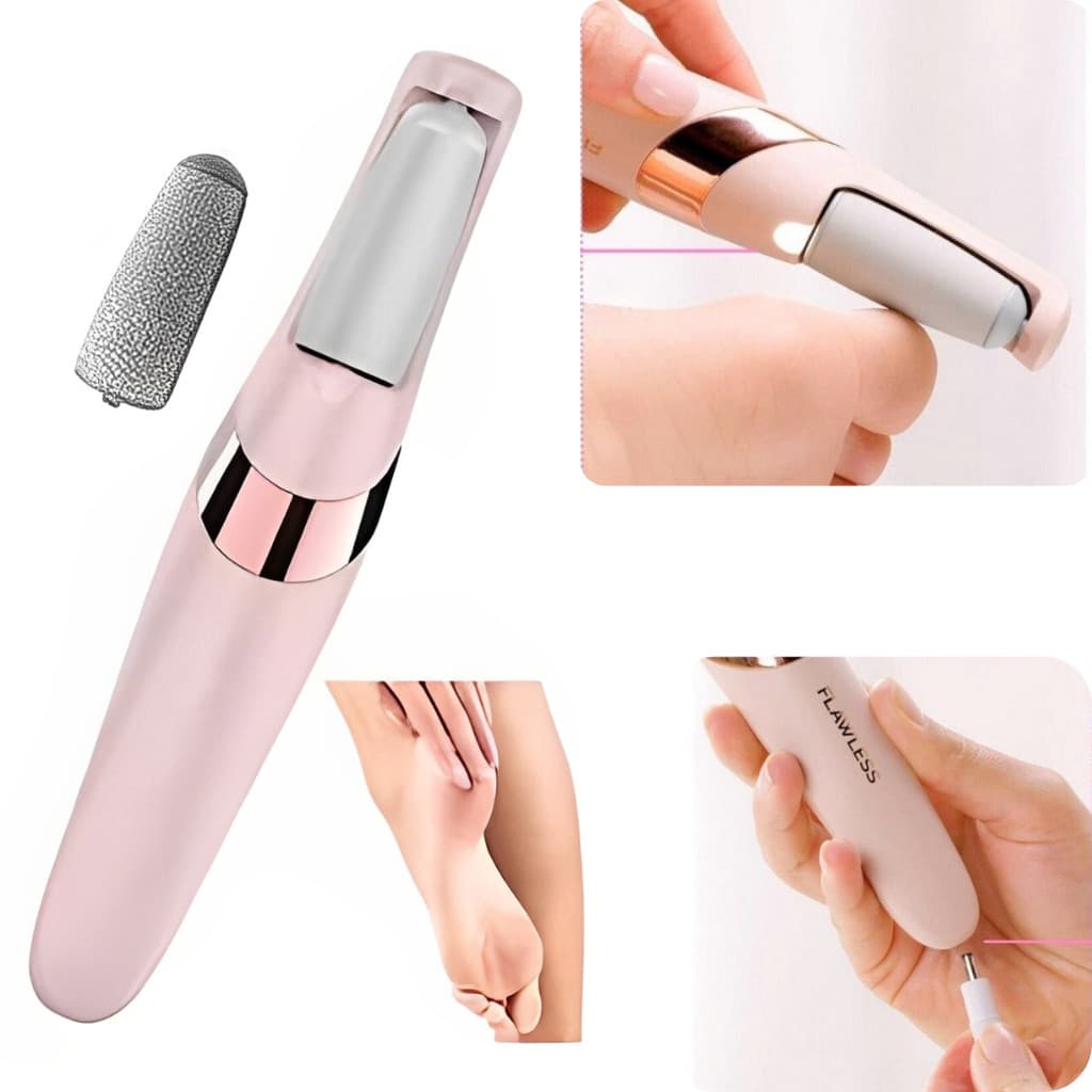 Lixa de Pé Elétrica Recarregável à Prova D'Água Removedor de Calos Pedicure Profissional USB Bivolt