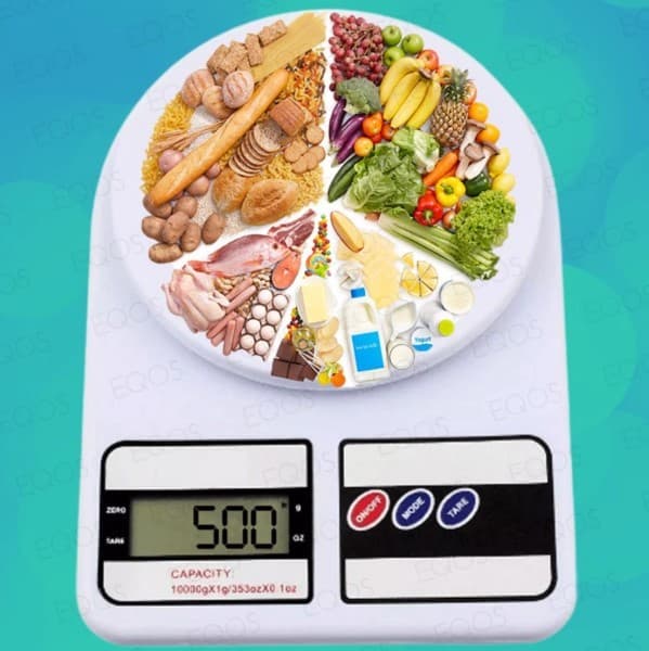 Balança Digital de Precisão Cozinha até 10kg Nutrição E Dieta, Escala 1 grama