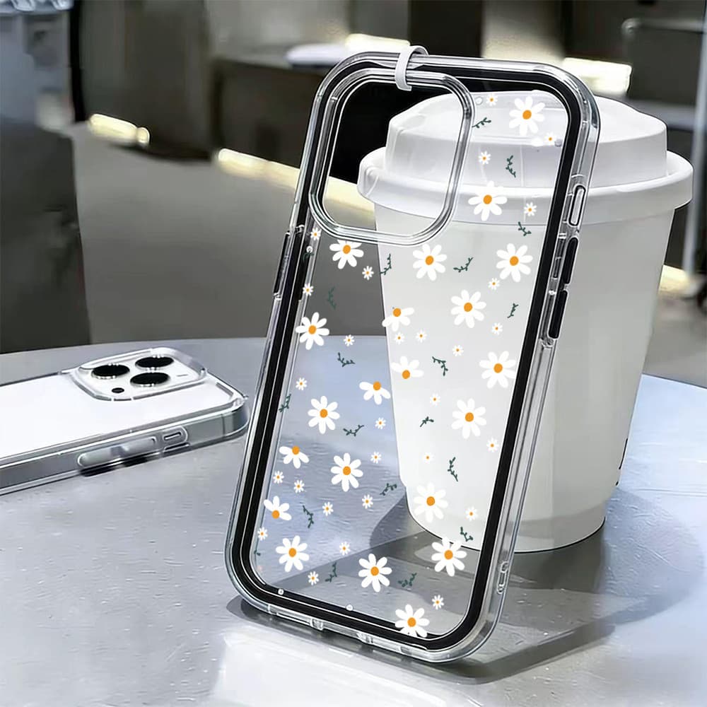 Capa De Doces Para iPhone 17 Pro Max 16 15 14 13 11 Xs Plus Moldura De Dopamina De Ar 3 Em 1 Transparente ZY42808