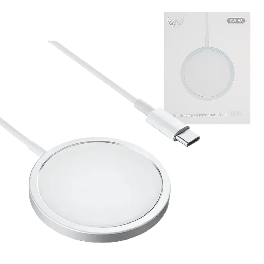 Carregador por Indução 15W Padrão QI Altomex AW-66
