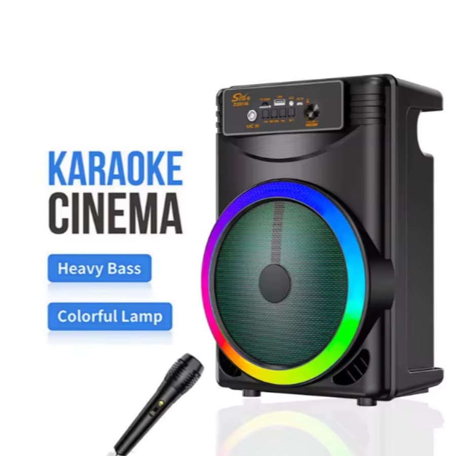 Caixa De Som Portable Speaker orador sem fio recarregável melhor bluetooth speaker com microfone karaoke