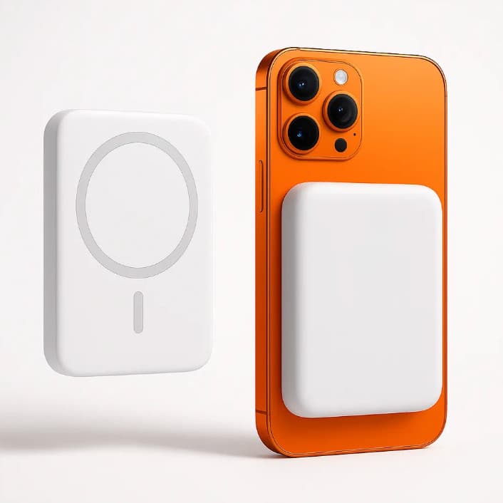 Carregador Portátil Iphone Power Bank 5000mAh + Cabo Tipo C