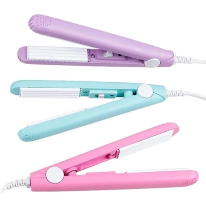 Chapinha Mini Prancha de Cabelo Portatil de Bolsa Alisadora Bivolt Premium