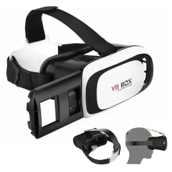Óculos Vr Box 2.0 Realidade Virtual + Controle Cardboard 3d Bluetooth