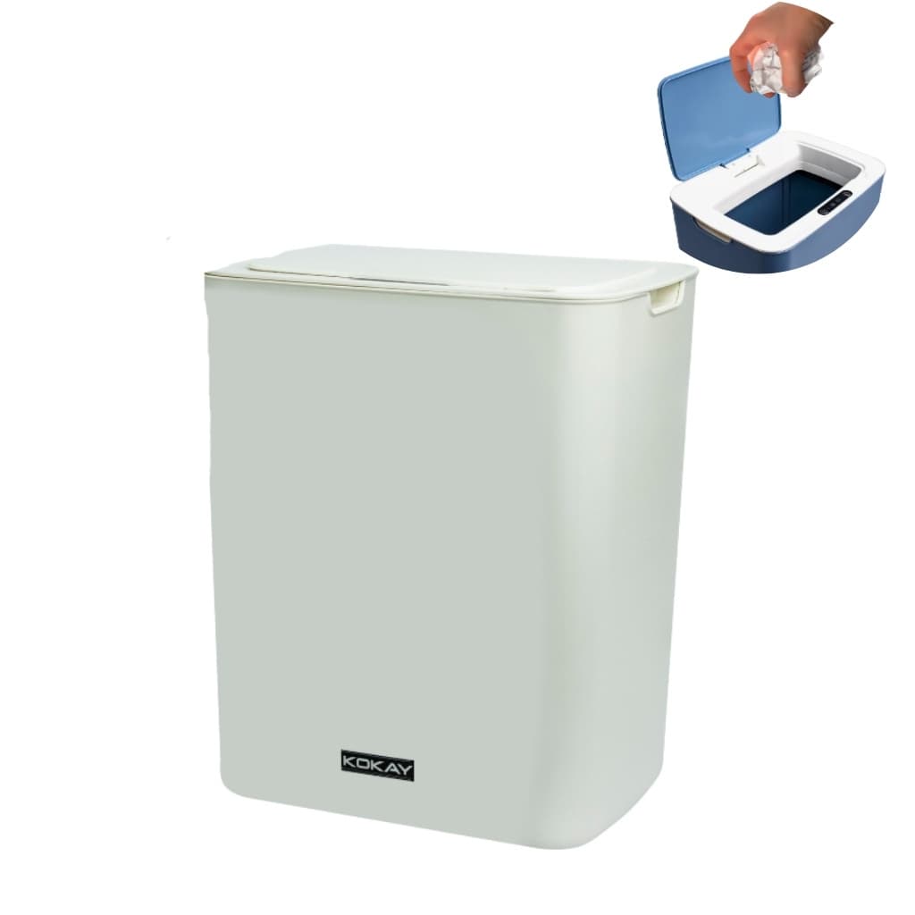 Lixeira sensor automática banheiro cozinha lixo inteligente
