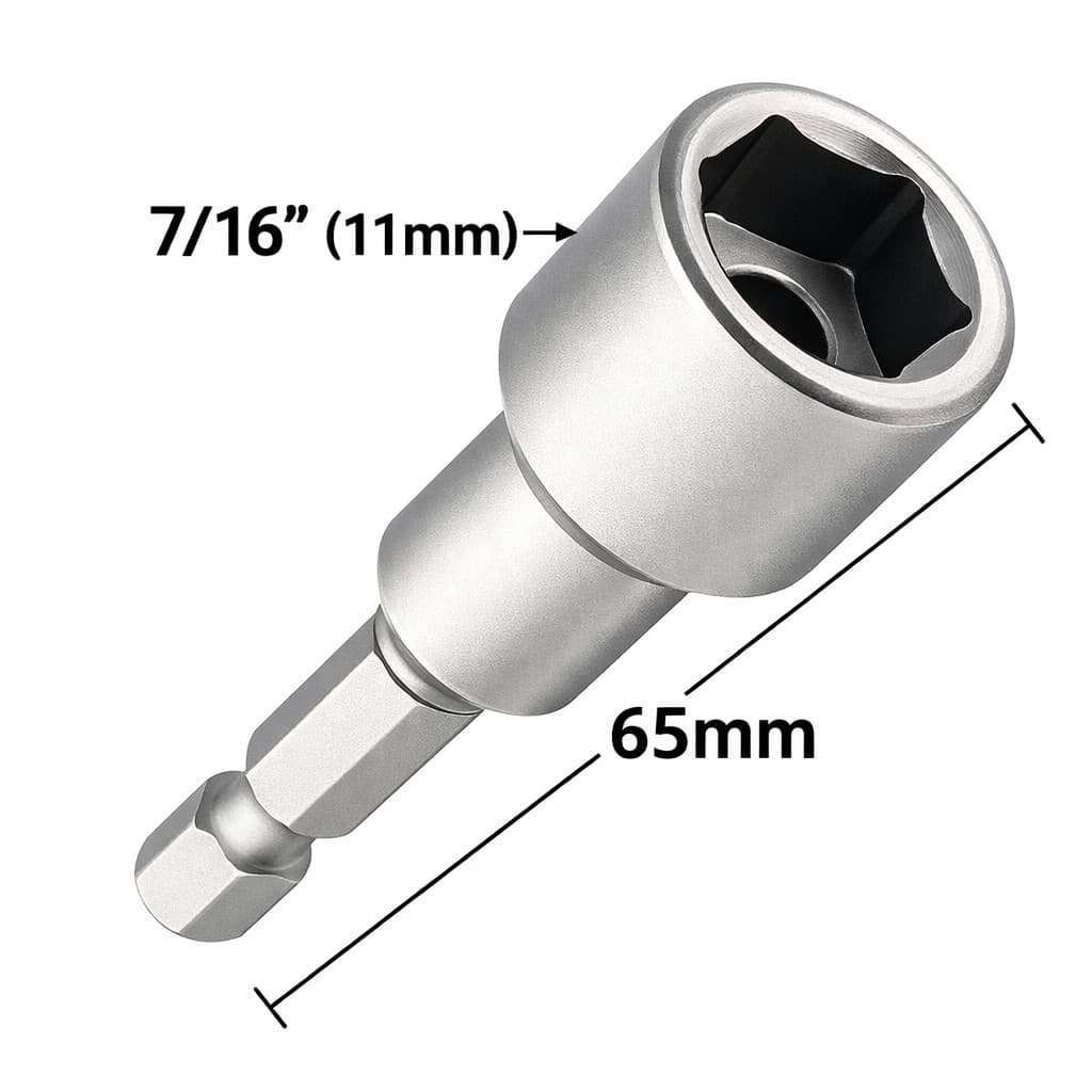 SOQUETE CANHAO MAGNETICO 7/16' STARFER