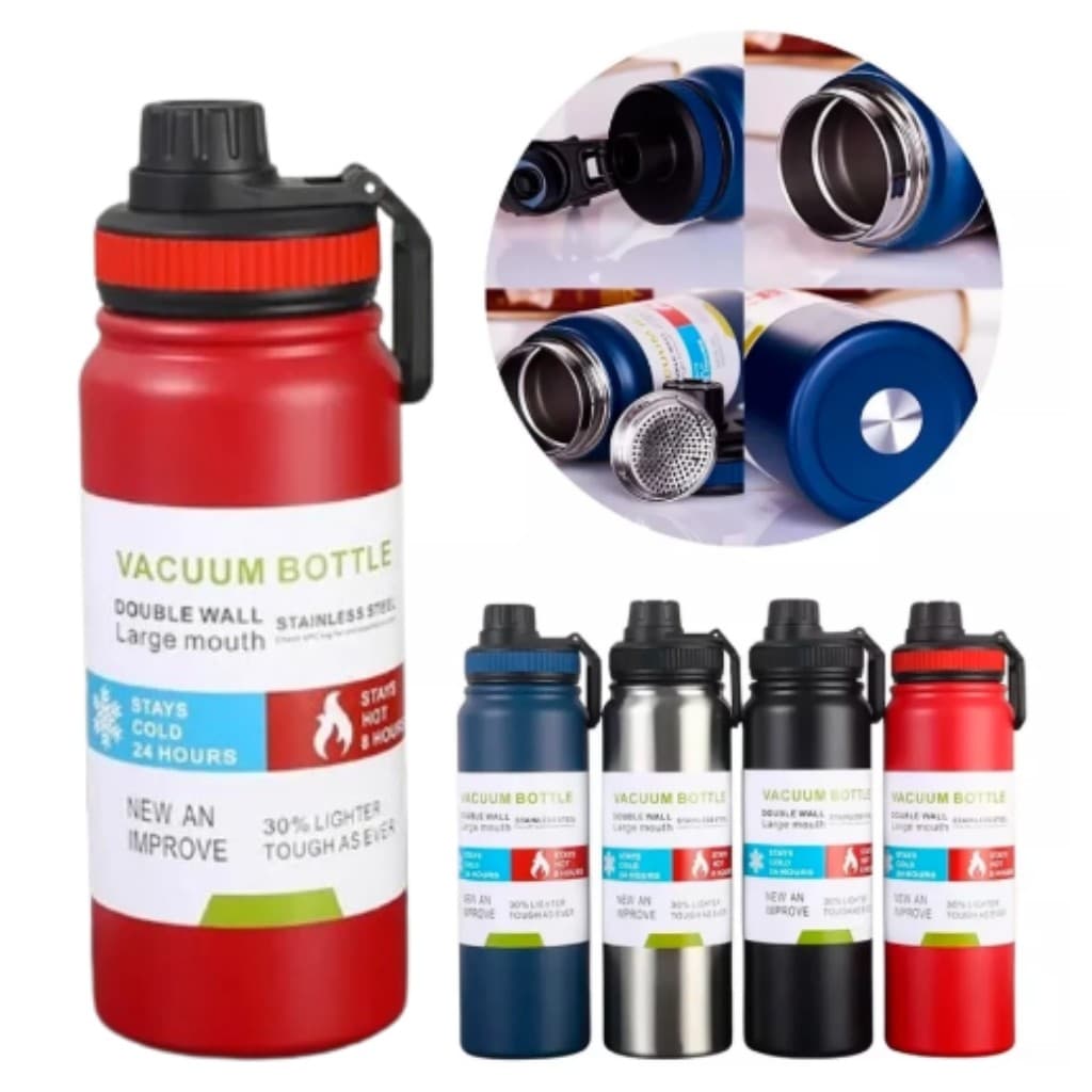 Garrafa Térmica 800ml garrafa espacial Quente Frio Com Isola