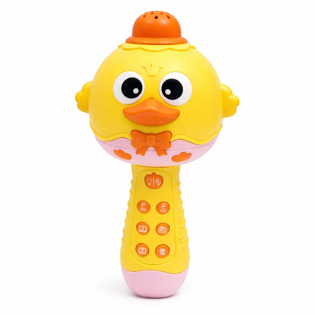 Microfone Musical Infantil Interativo com Luzes e Sons Amare