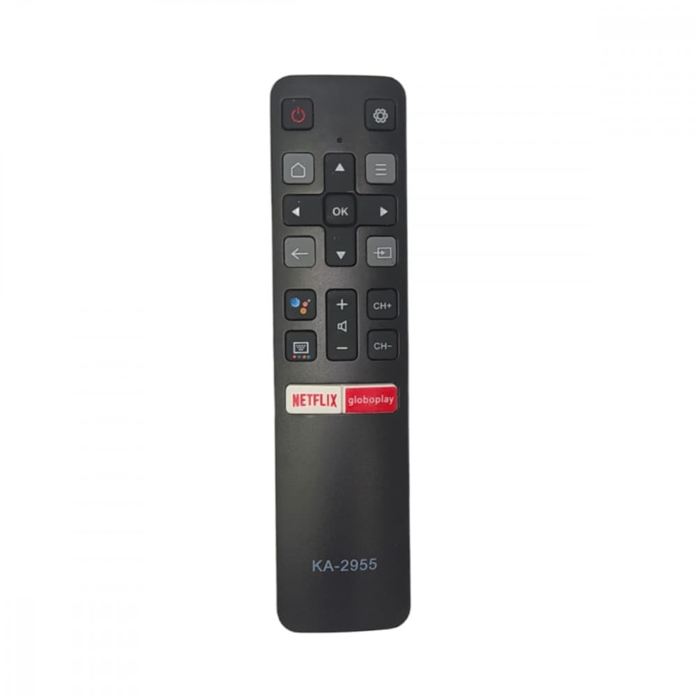 Controle Remoto Compatível TV TCL Smart 4k com botão Netflix e GloboPlay Kapbom KA-2955