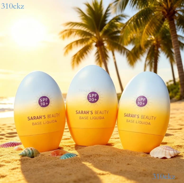 Base Líquida Com Protetor Solar Sarah's Beauty - SPF 30+ ✨310ckz