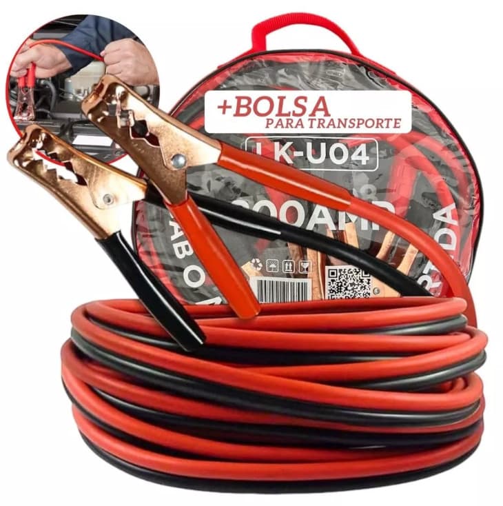 Cabo Chupeta Transferência 500 Amp Carro Caminhão Bateria Ca