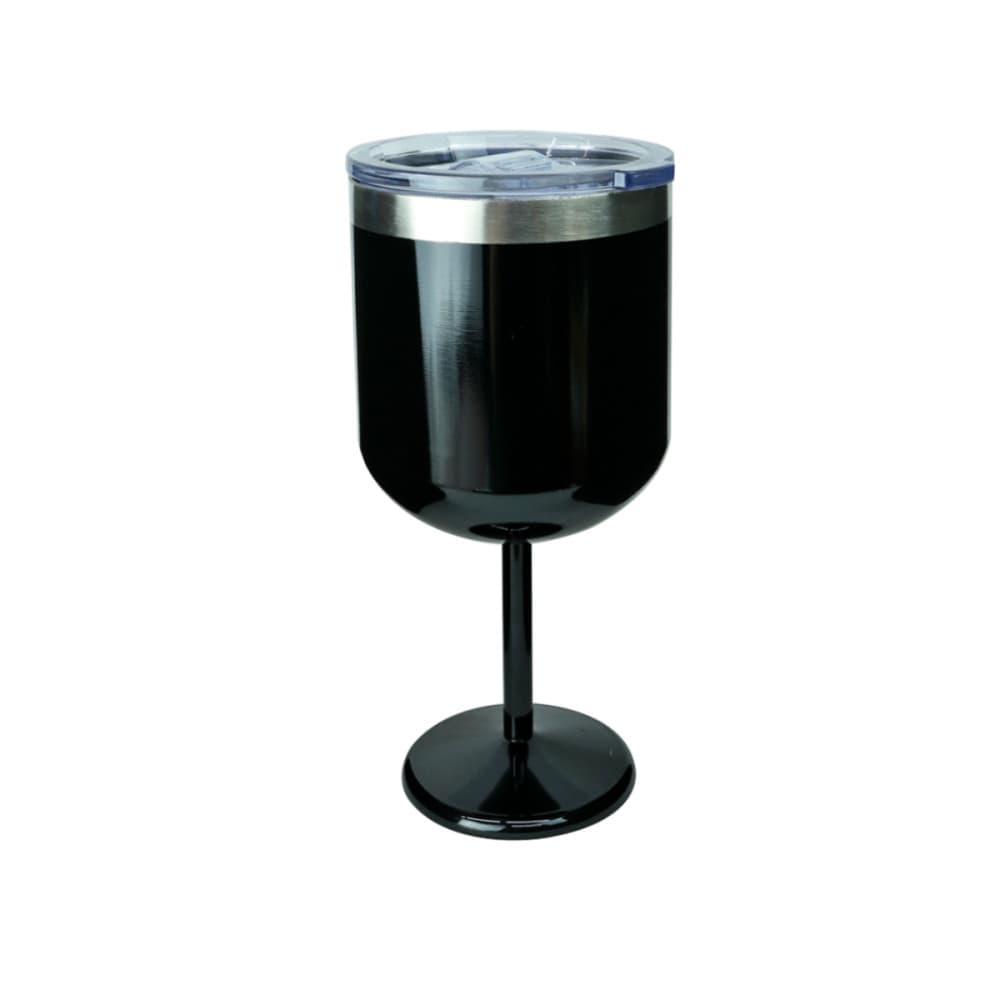 Copo Térmico Taça 510 ml Aço Inox com Tampa Sem Logo XLS Taça-510