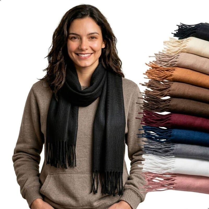 Tendência Inverno Cachecol 70x180cm Feminino – Grande, Confortável e Estilo Casual