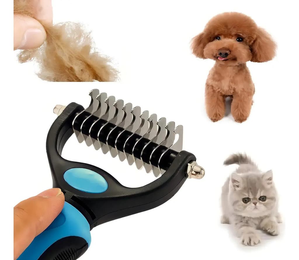 Removedor De Sub-pelos Rake Desembolador Banho Tosa AZUL