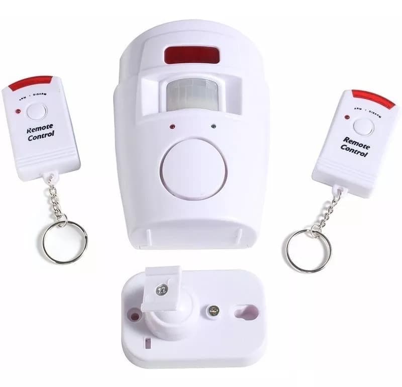 Conjunto de Sensor Alarme Sem Fio com 2 Controles
