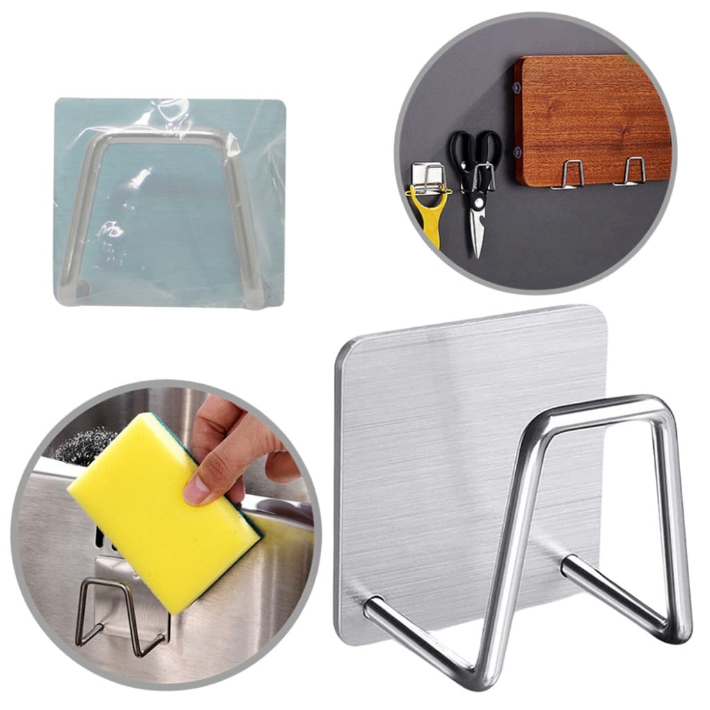 Suporte Porta Esponja Bucha Inox: Transforme sua Cozinha com Estilo e Organização