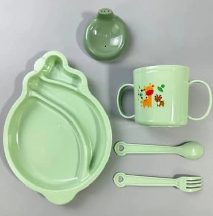 Conjunto Refeição Infantil Completo 4 Peças – Ideal para Pri