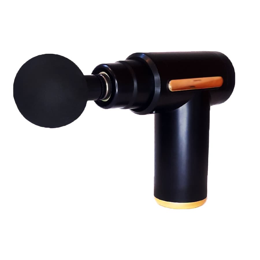 Massageador Elétrico Muscular Portátil Pistola Recarregável Eficiente Dores Lesão