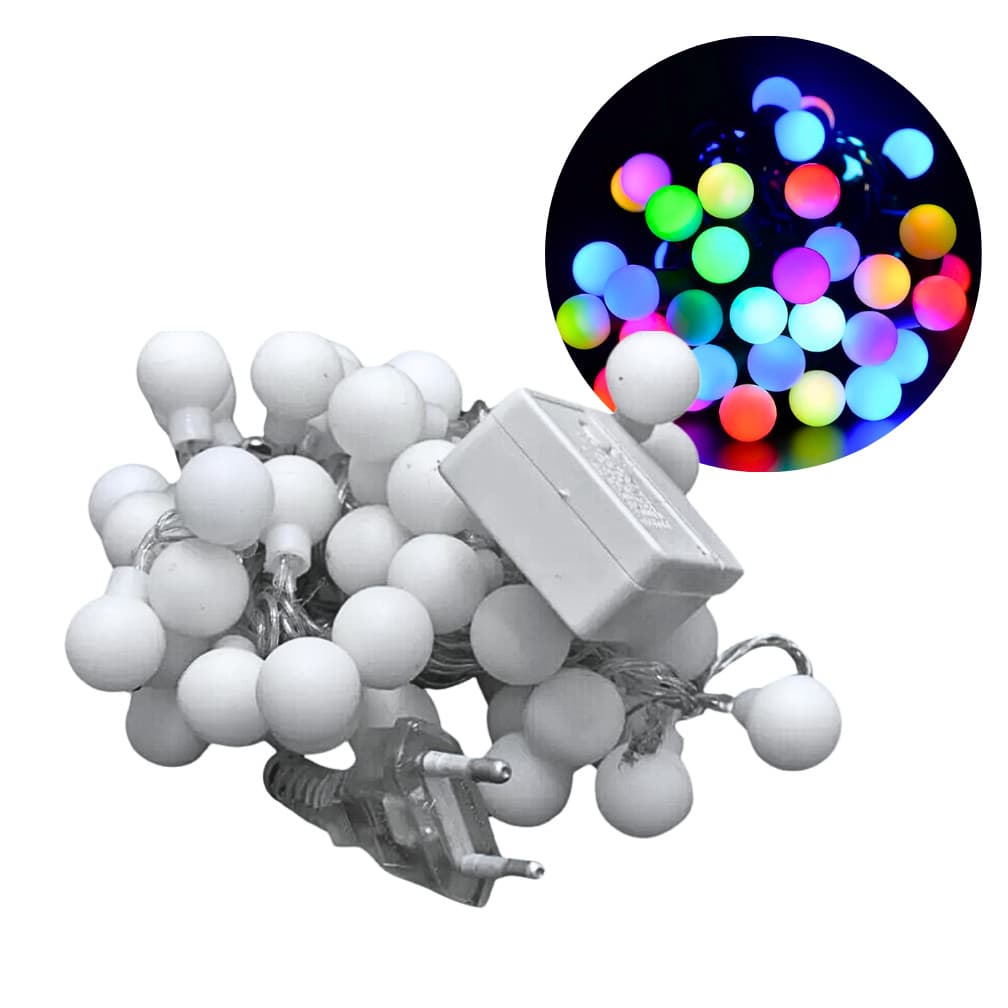 Pisca Pisca Natal Bolinhas 3,5M Led Colorido 28 Lâmpadas Altomex AL-3714 110V