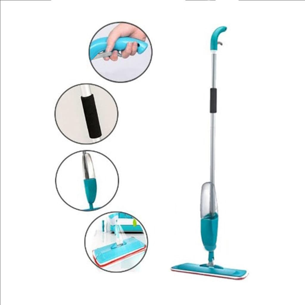 Spray Mop Rodo Esfregão Microfibra com Reservatório de Água 650ml – Limpeza Prática Eficiente