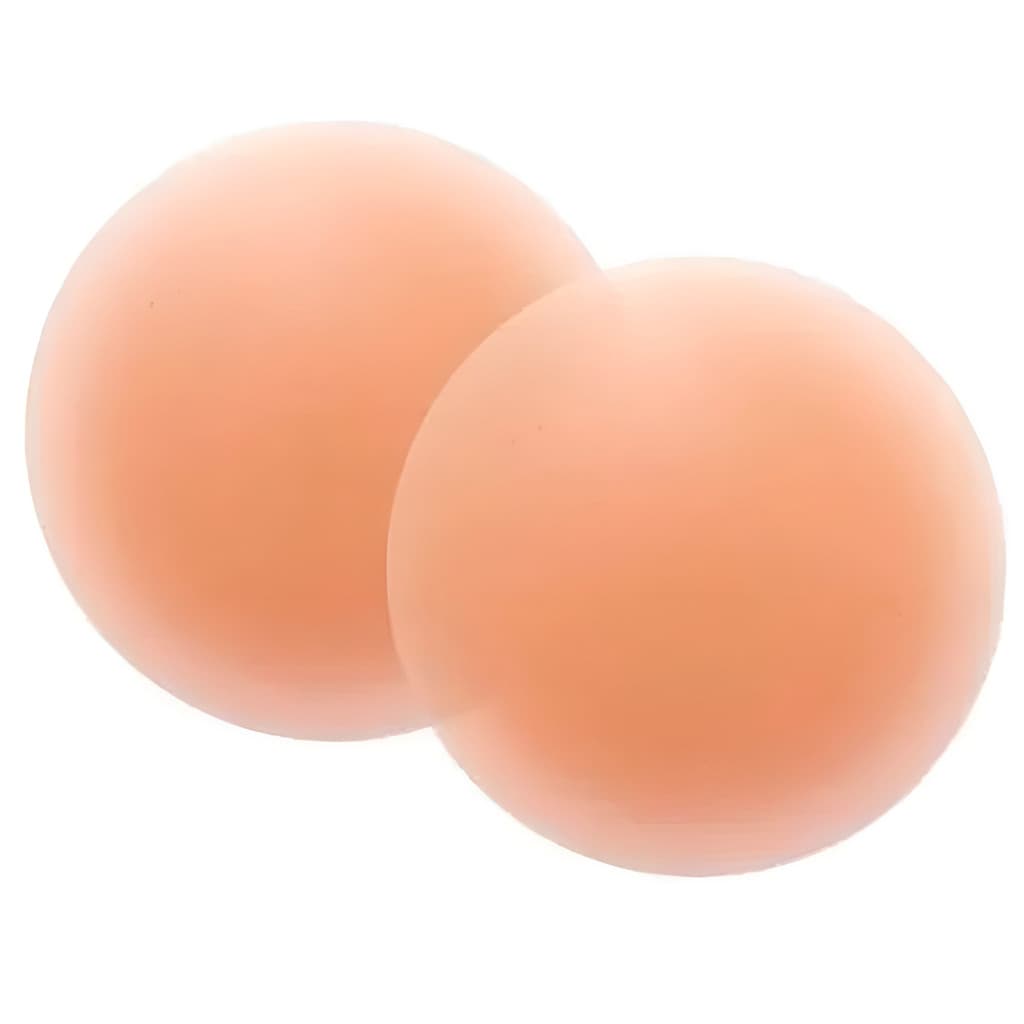 Tapa Bico do Peito Protetor Seios Sutiã Silicone Adesivo Discreto Bege