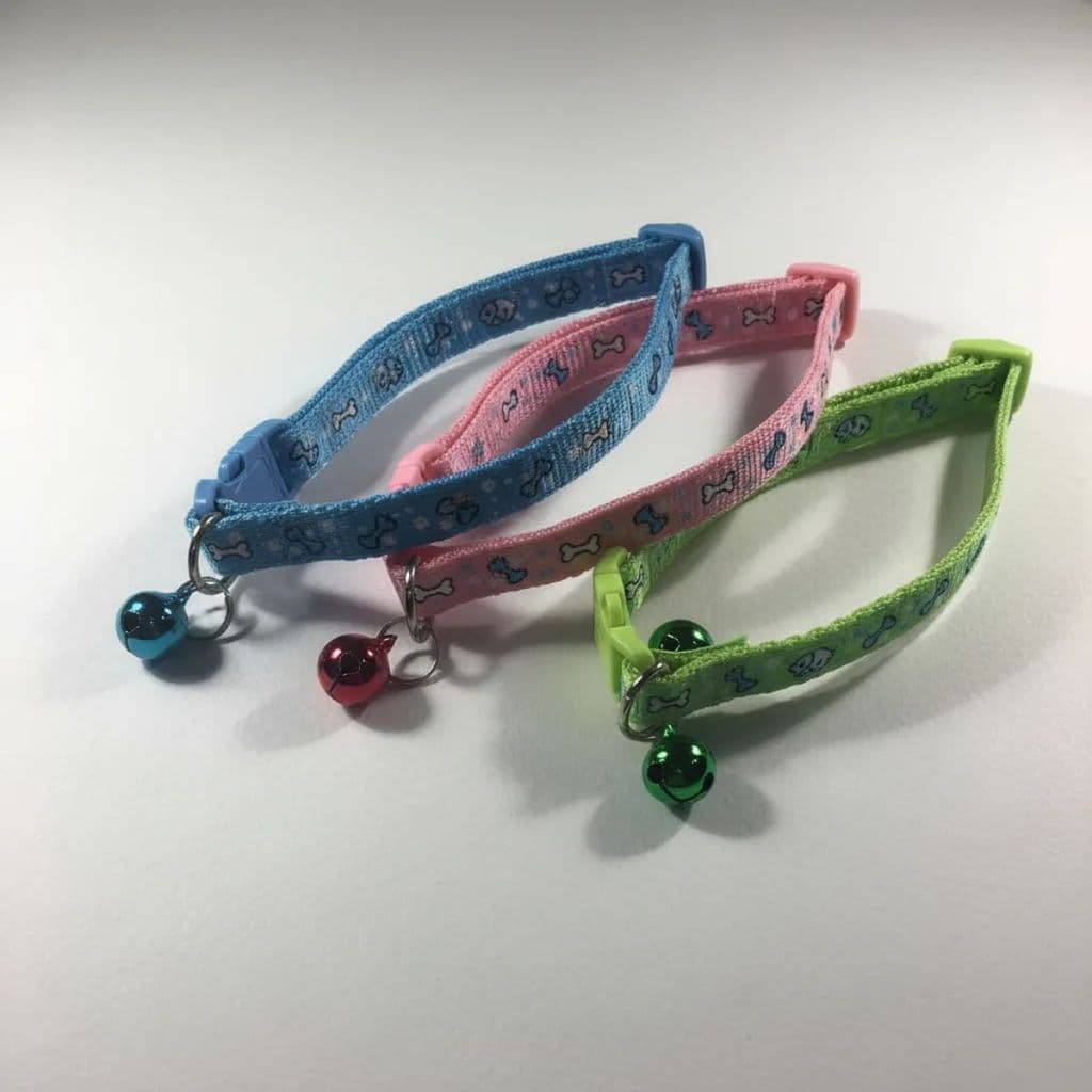 Kit 2 Coleiras Ajustáveis para Gatos e Cachorros