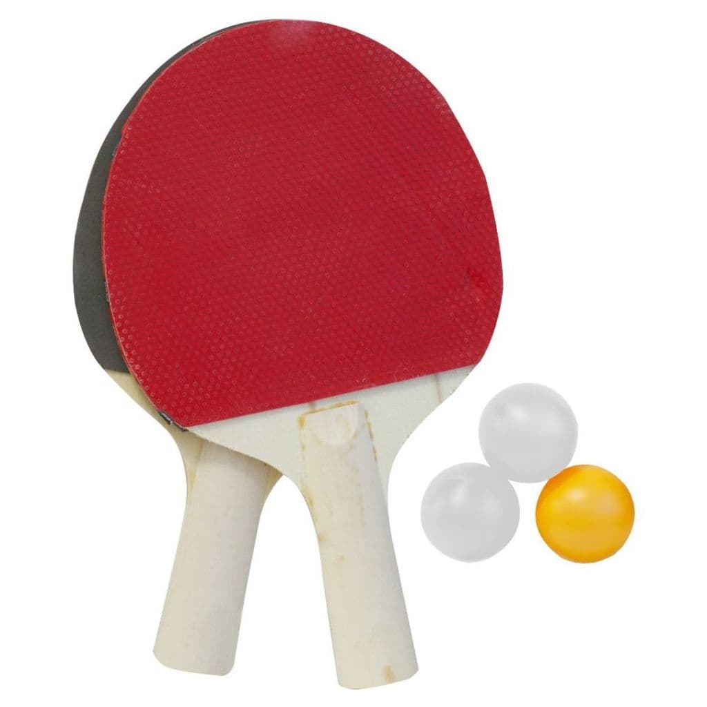 Kit Ping Pong Tênis de Mesa Raquetes e 3 Bolinhas