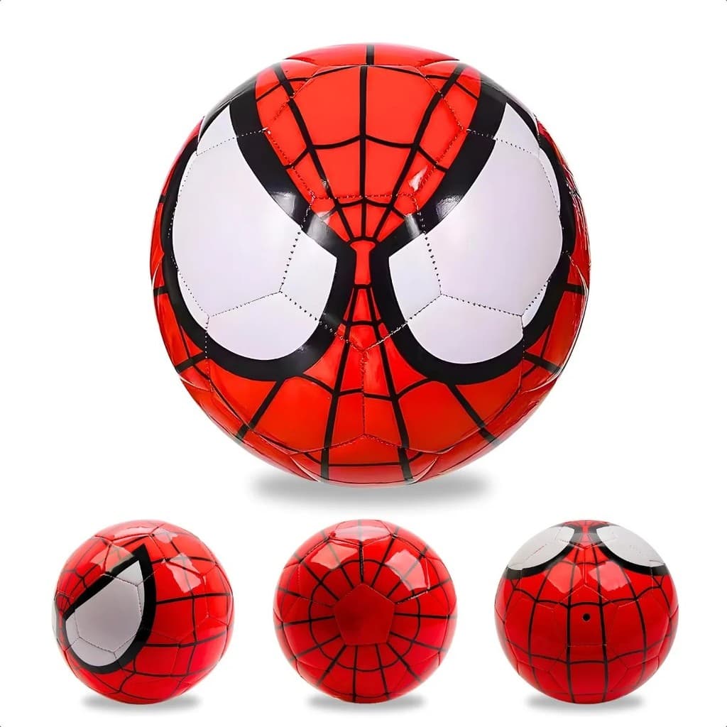 Bola De Futebol N°5 Homem Aranha Spider-man Infantil Macia