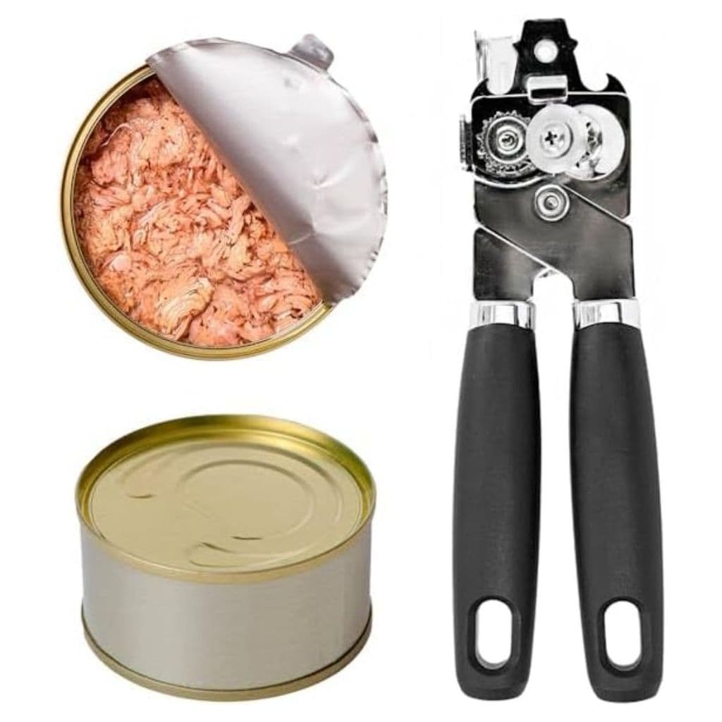 Abridor de Latas e Garrafas em Aço Inox