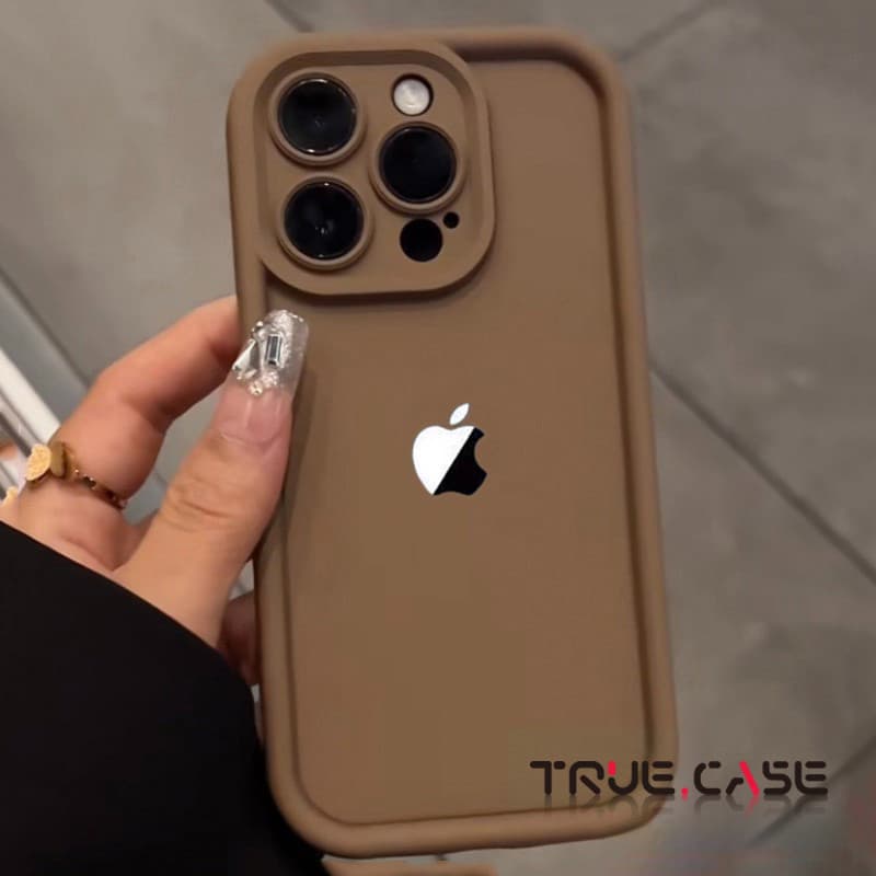 Capa De Silicone Líquido Para iPhone 11 13 15 12 14 17 16 Pro Max Sensação  À Prova De Choque Lente Antiderra celular