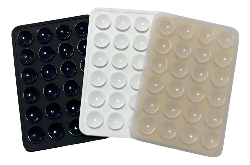 Suporte Capinha Celular Ventosa Silicone Adesivo Espelhos