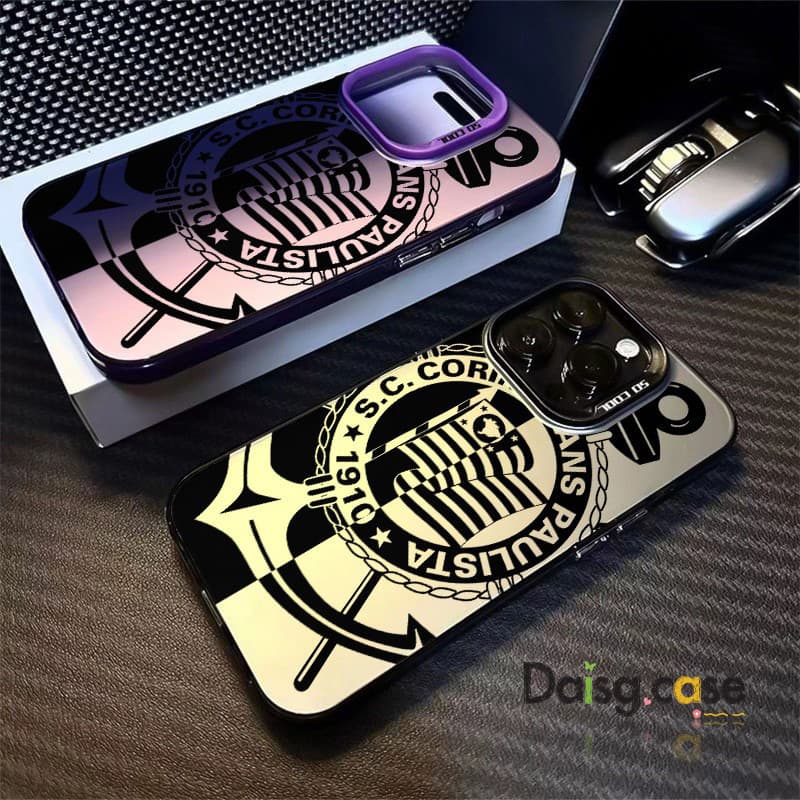 Capinha Capa Corinthians Para iPhone 16 15 14 12 11 17 13 Pro Max Xr Xs Max 7/8 Plus Case Capa Dura IMD celular