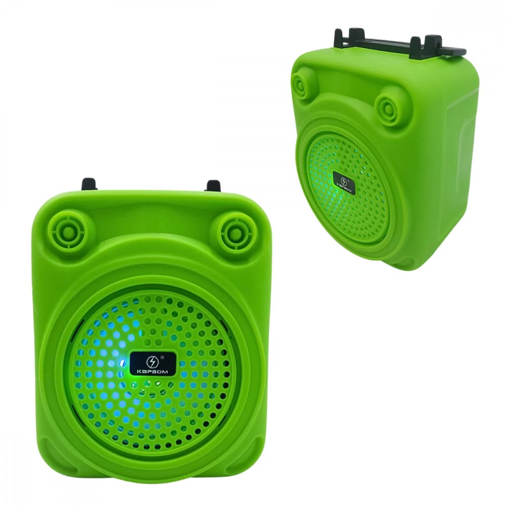 Caixinha De Som Bluetooth LED RGB Alta Qualidade 10W Suporte Celular Kapbom KA-9112