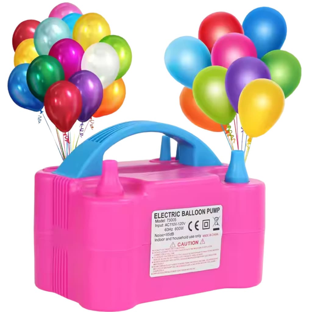 Inflador Compressor Bomba Elétrico Encher Balão Bexiga Festa