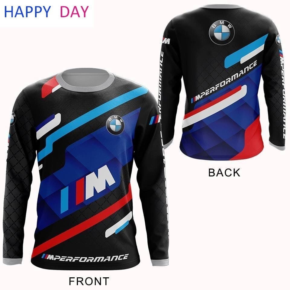 Novo Design Bmw Mangas Compridas T Camisa Edição Limitada 2026 Verão Das Mulheres Dos Homens Topos