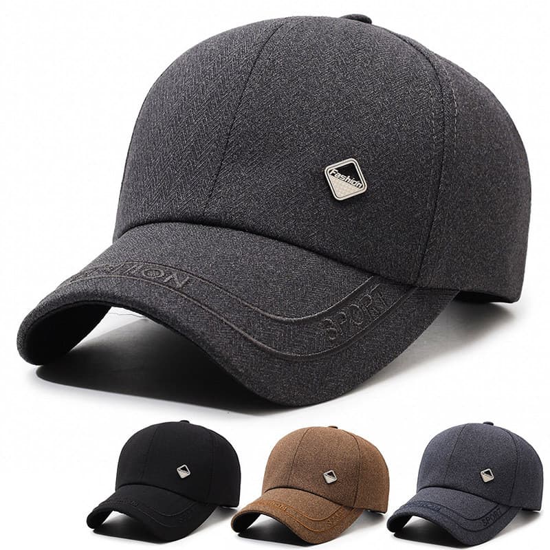 Chapéu Masculino Simples para Idosos e de Meia-Idade, Boné de Beisebol com Proteção Solar**&&&-*&&&---&-*
