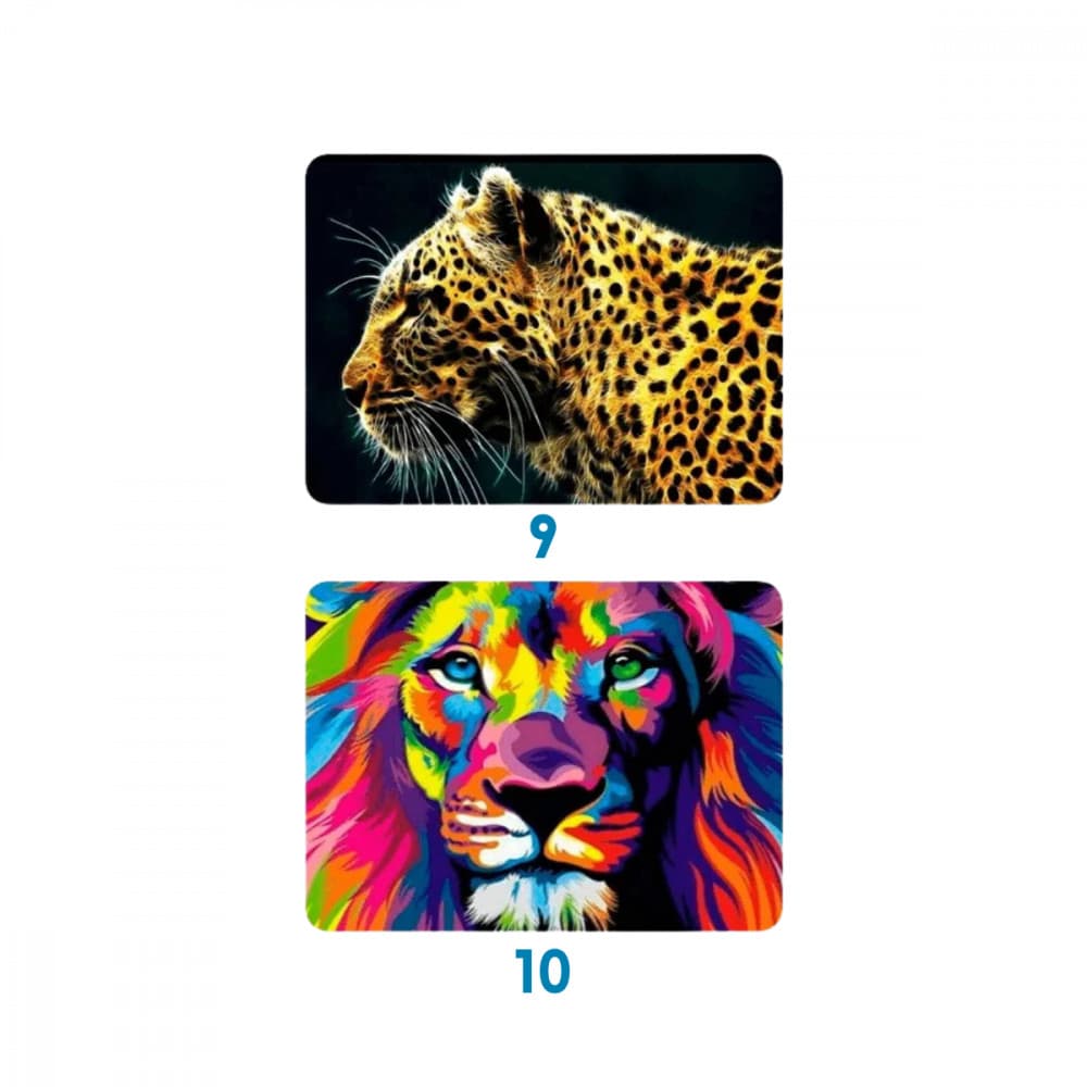 Mouse Pad Exbom MP-2218D Estampado 22x18cm.