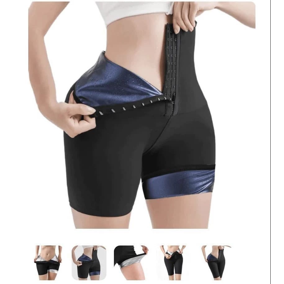 Short Modelador Efeito Sauna Preto G