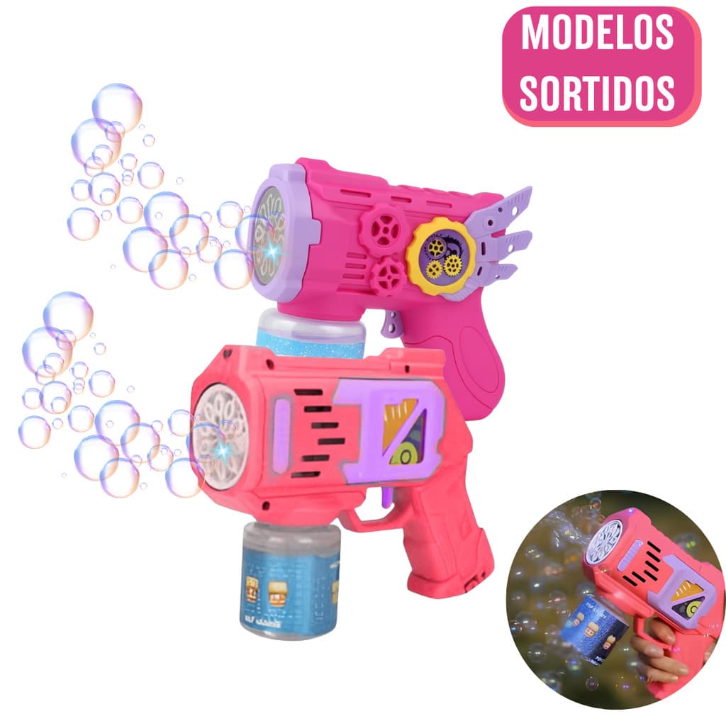 ROSA - Modelos Sortidos - Bubble Gun – Pistola de Bolhas Automática
